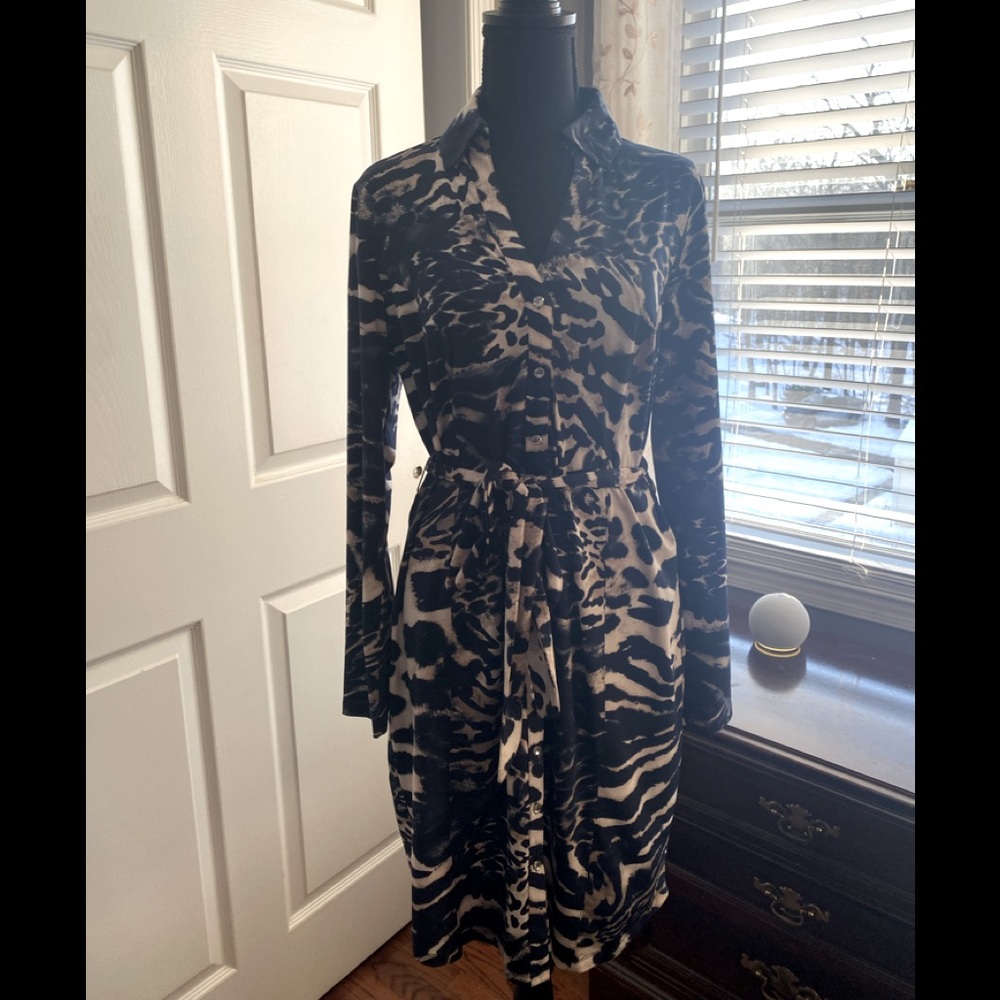 INC international pre-owned animal print dress